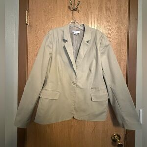 Liz Claiborne Classic Tan Blazer